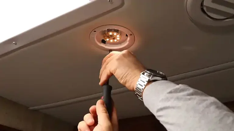 How to Change RV Ceiling Light Bulb