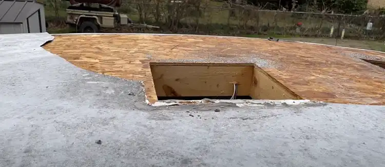 Removing the Old Roof